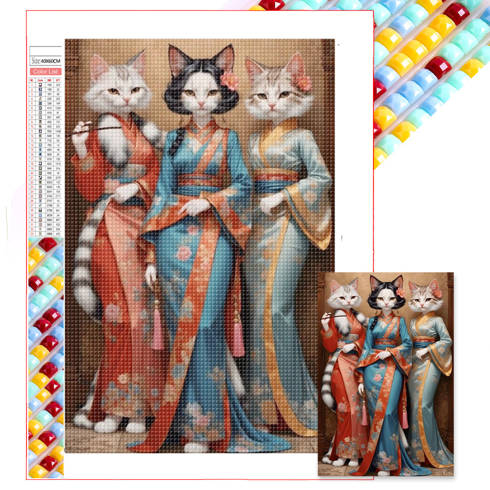 Three Sisters - Full Square Drill Diamond Painting 40*60CM