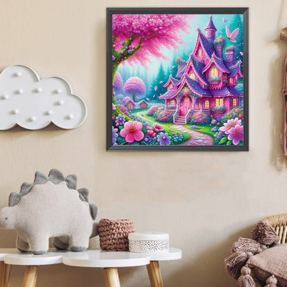 Elf House - Full Round Drill Diamond Painting 40*40CM