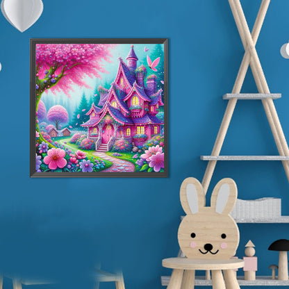 Elf House - Full Round Drill Diamond Painting 40*40CM