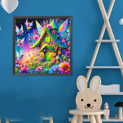 Elf House - Full Round Drill Diamond Painting 40*40CM