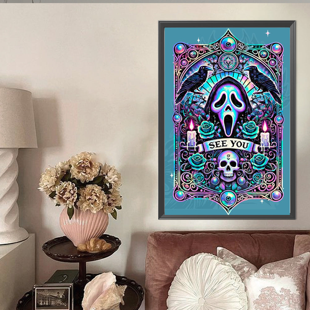 Gothic Theme Cards - Full AB Round Drill Diamond Painting 40*60CM