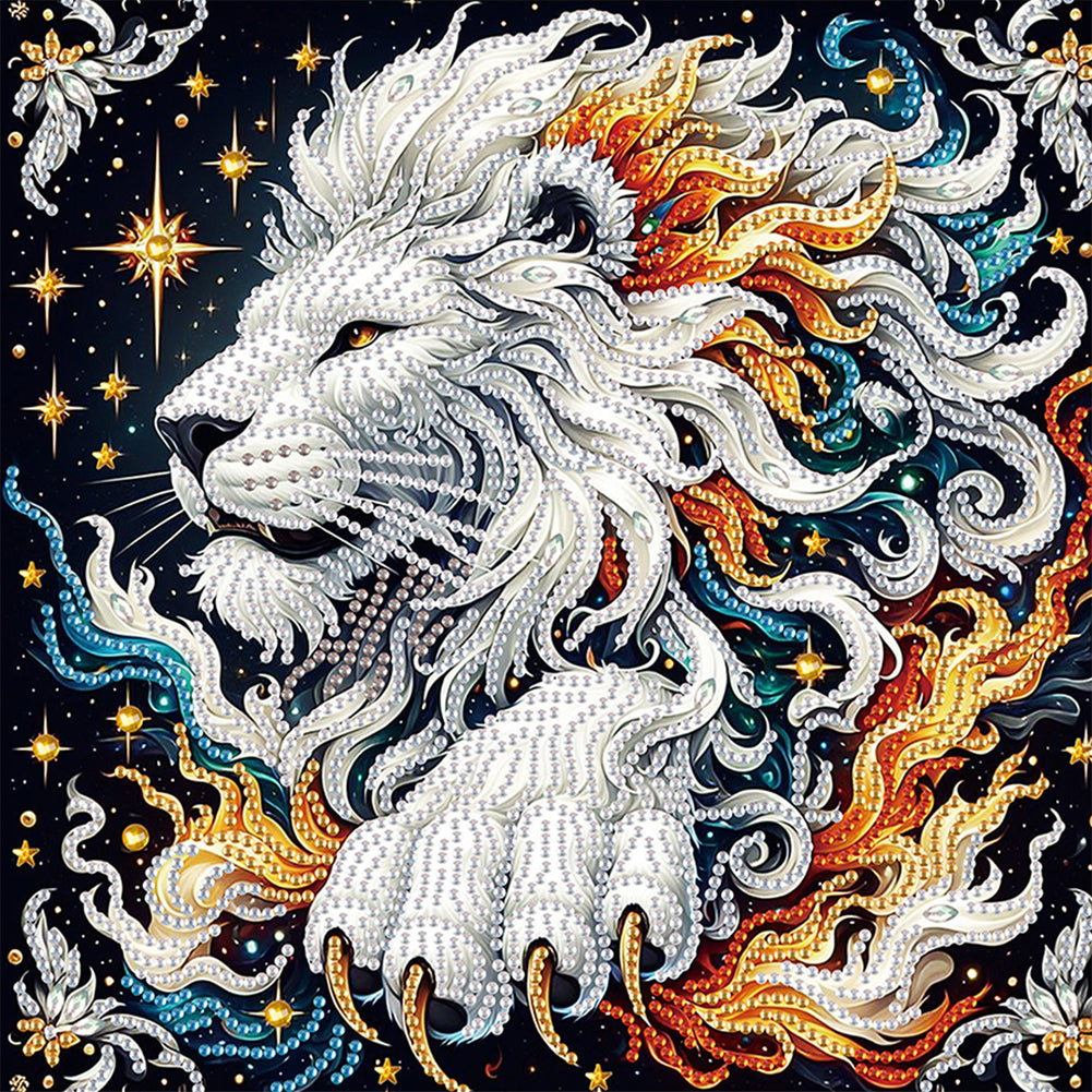 Paper Quilling Lions - Special Shaped Drill Diamond Painting 30*30CM