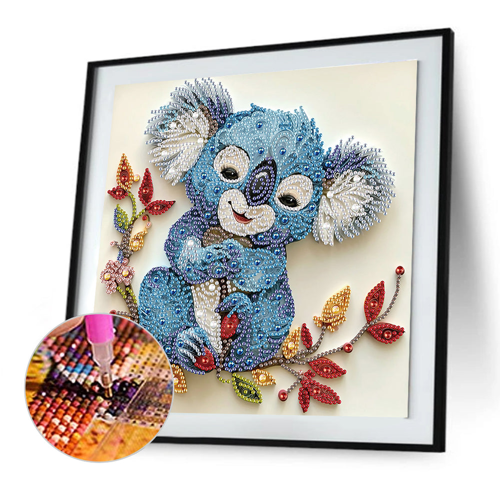 Paper Quilling Koalas - Special Shaped Drill Diamond Painting 30*30CM