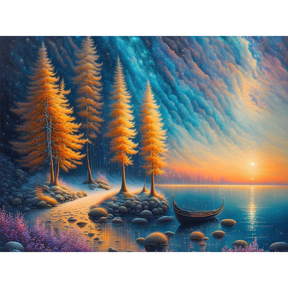 Dream Scenery - Full Round Drill Diamond Painting 40*30CM