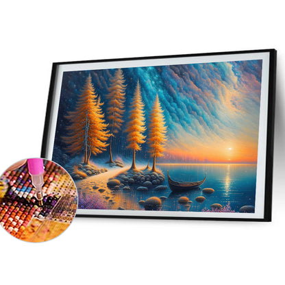 Dream Scenery - Full Round Drill Diamond Painting 40*30CM