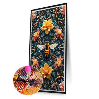 Bee - Full Round Drill Diamond Painting 40*70CM