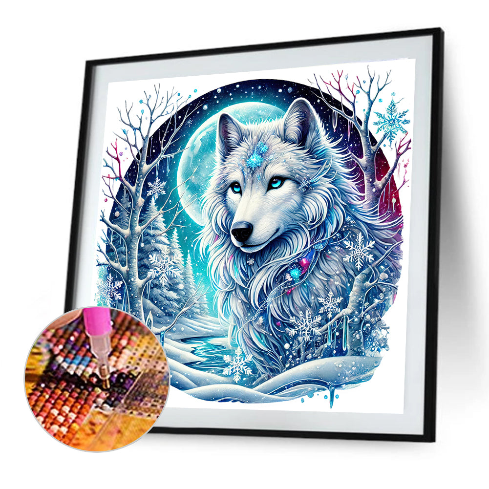 Wolf - Full Round Drill Diamond Painting 30*30CM