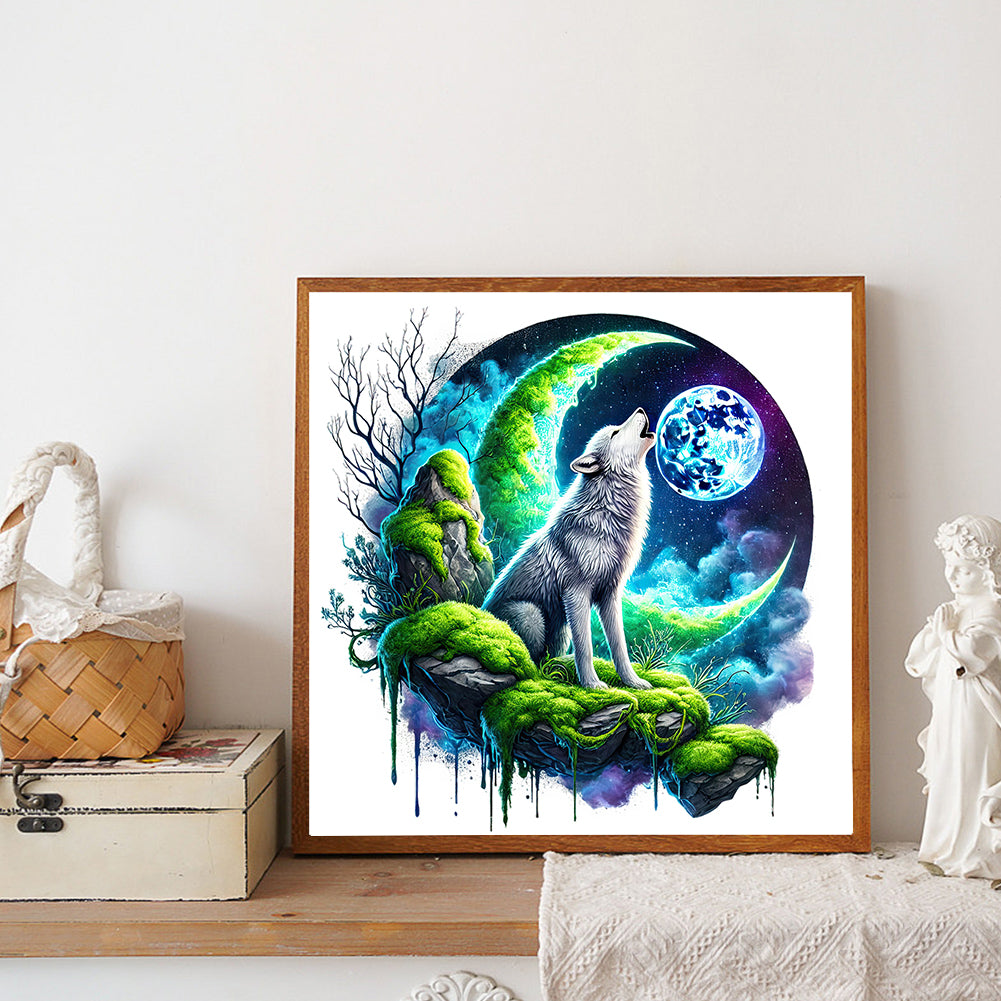Wolf - Full Round Drill Diamond Painting 30*30CM