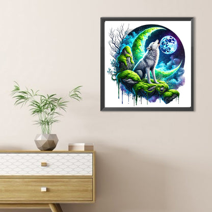 Wolf - Full Round Drill Diamond Painting 30*30CM