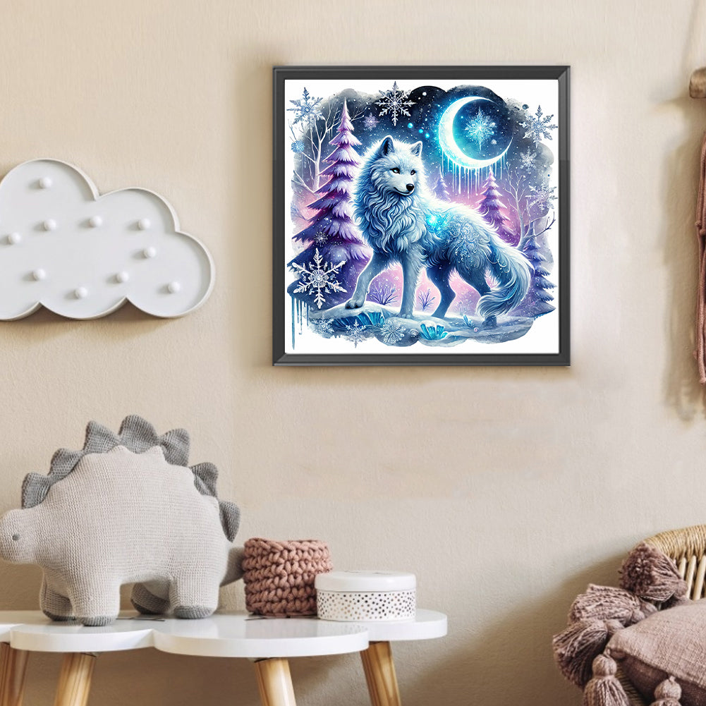 Wolf - Full Round Drill Diamond Painting 30*30CM