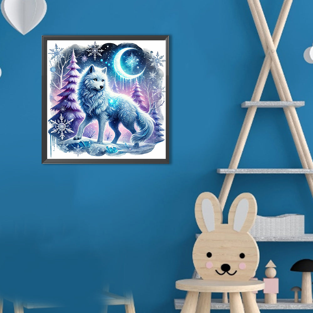 Wolf - Full Round Drill Diamond Painting 30*30CM