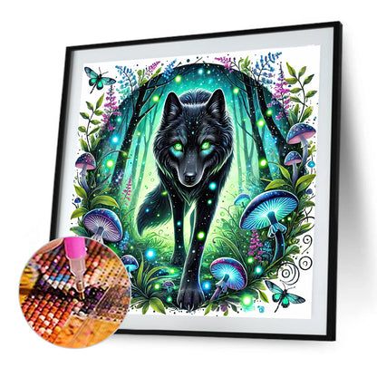 Wolf - Full Round Drill Diamond Painting 30*30CM