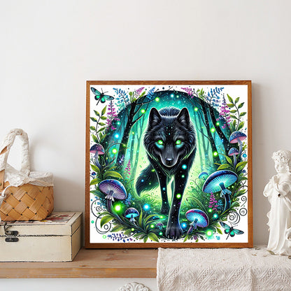 Wolf - Full Round Drill Diamond Painting 30*30CM