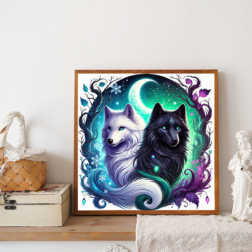 Wolf - Full Round Drill Diamond Painting 30*30CM