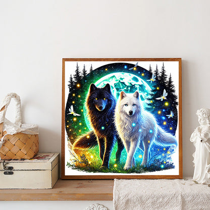 Wolf - Full Round Drill Diamond Painting 30*30CM