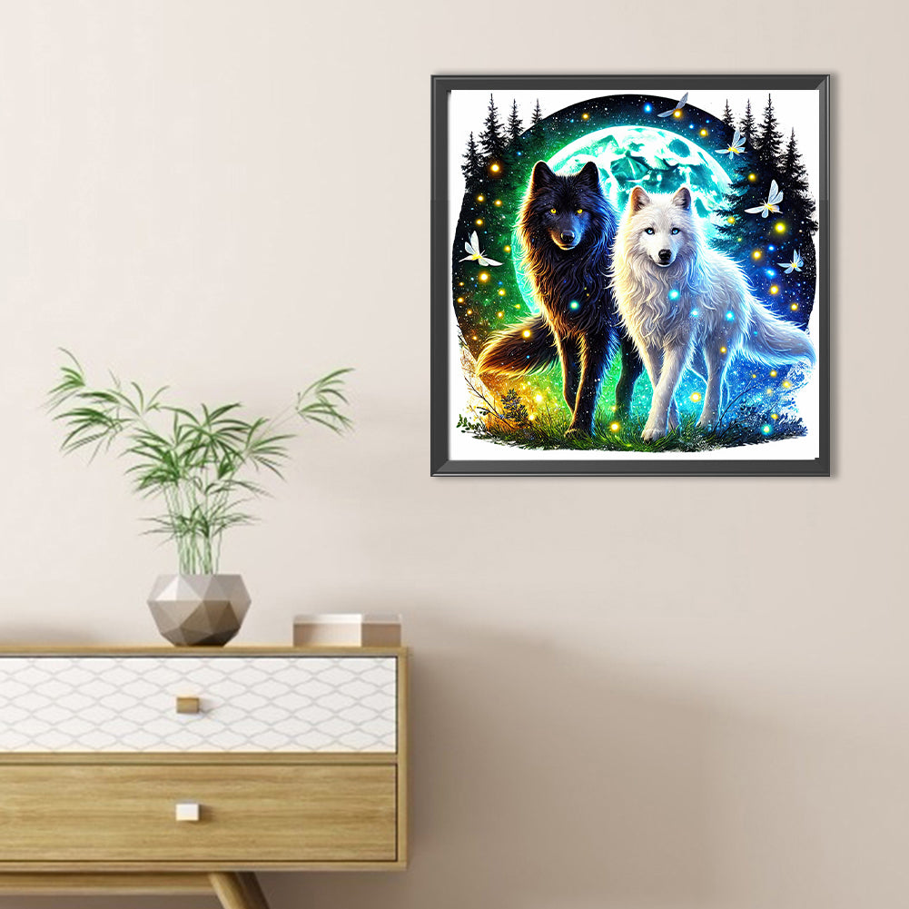 Wolf - Full Round Drill Diamond Painting 30*30CM