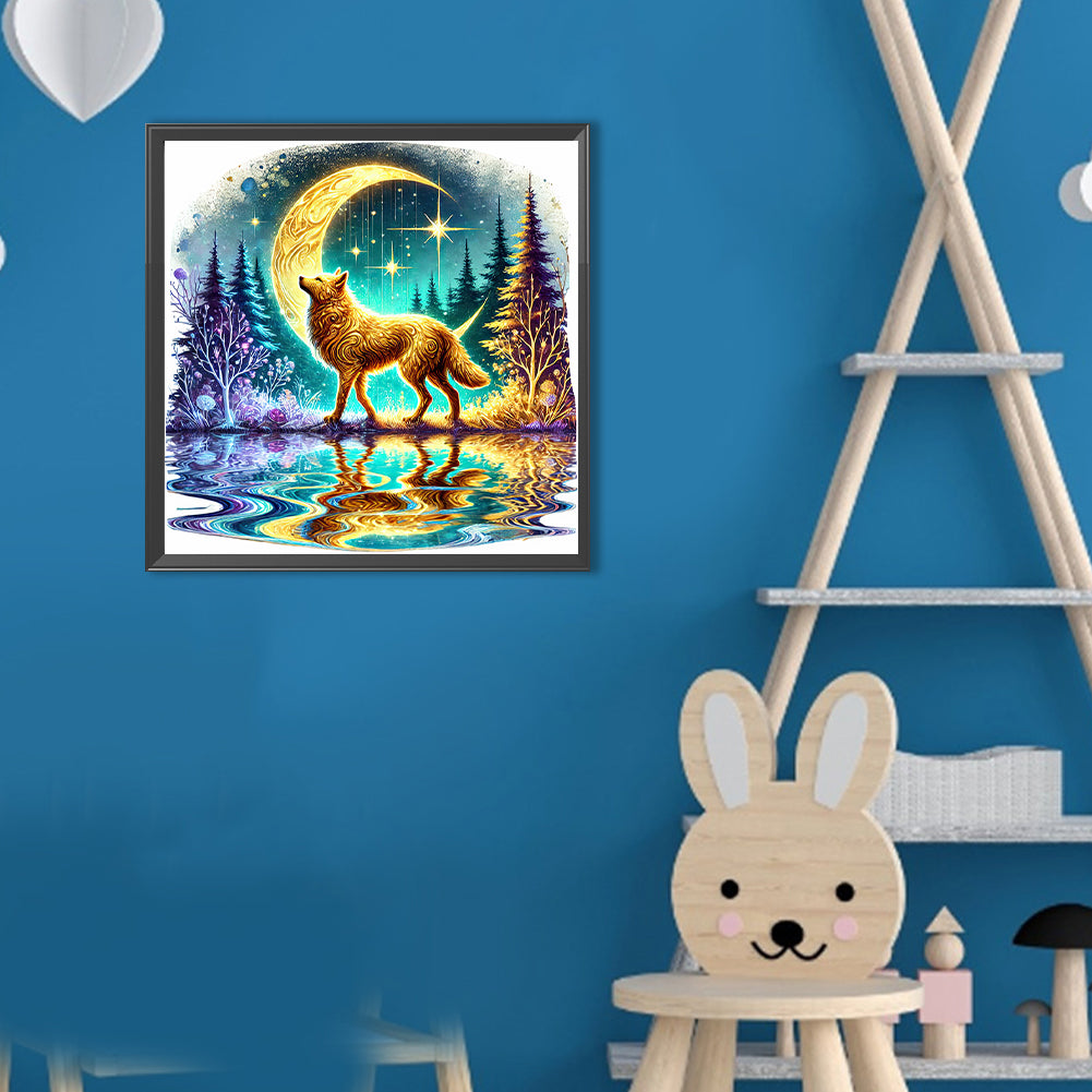 Wolf - Full Round Drill Diamond Painting 30*30CM