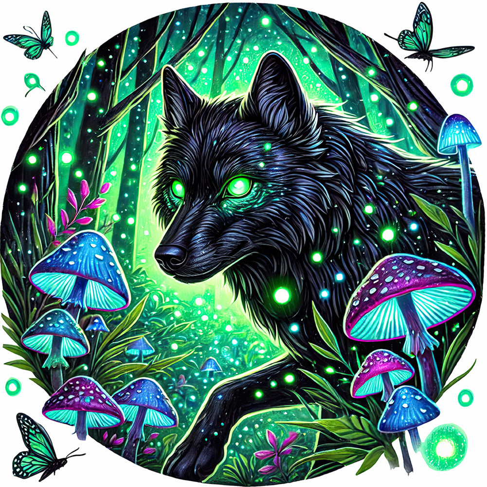 Wolf - Full Round Drill Diamond Painting 30*30CM