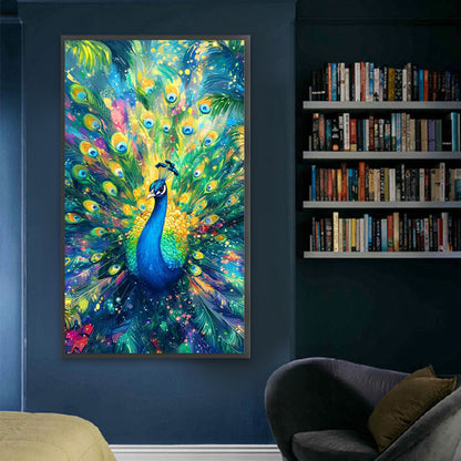 Starlight Peacocks - Full Square Drill Diamond Painting 40*70CM