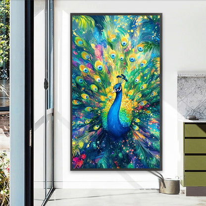 Starlight Peacocks - Full Square Drill Diamond Painting 40*70CM
