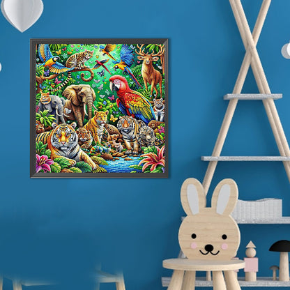 Shining Animals - Full Round Drill Diamond Painting 40*40CM