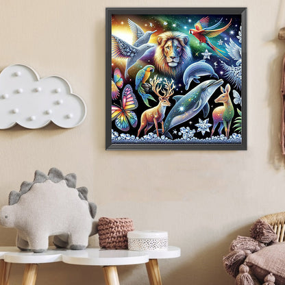 Shining Animals - Full Round Drill Diamond Painting 40*40CM