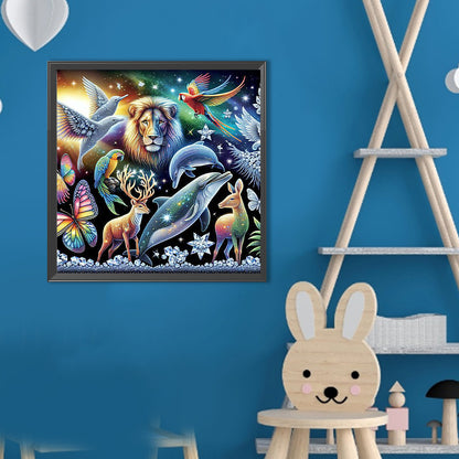 Shining Animals - Full Round Drill Diamond Painting 40*40CM
