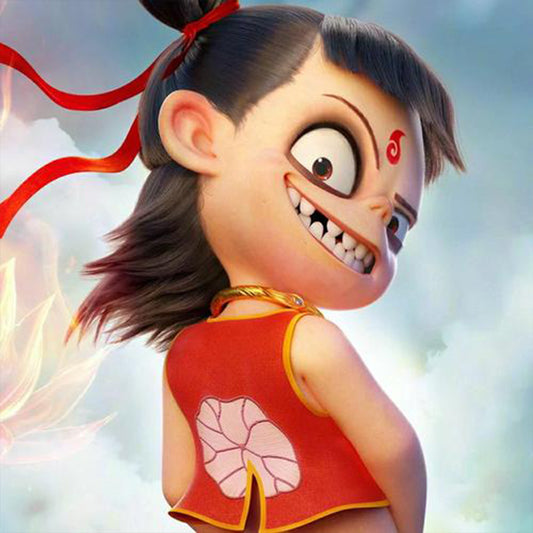 Nezha - Full Round Drill Diamond Painting 30*30CM