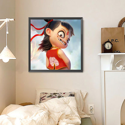 Nezha - Full Round Drill Diamond Painting 30*30CM