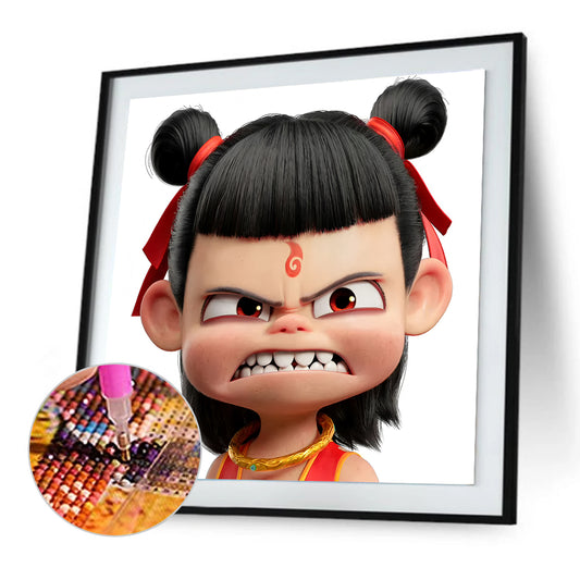 Nezha - Full Round Drill Diamond Painting 30*30CM