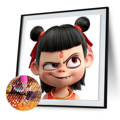 Nezha - Full Round Drill Diamond Painting 30*30CM