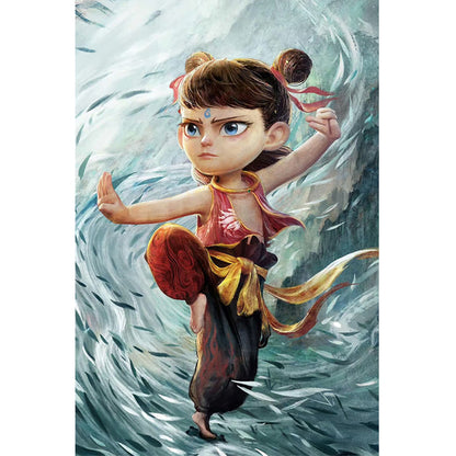 Ao Bing Nezha - Full Round Drill Diamond Painting 40*60CM
