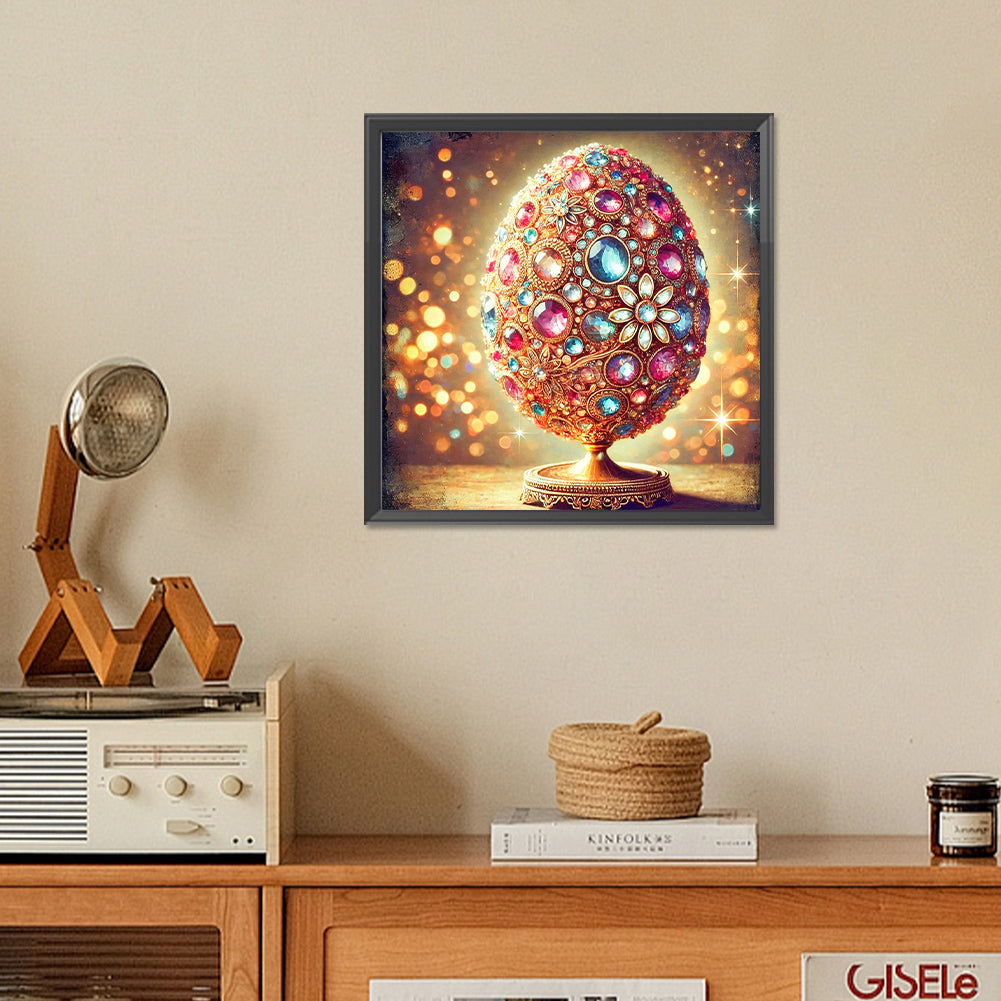 Easter Brilliant Egg - Full Square Drill Diamond Painting 30*30CM