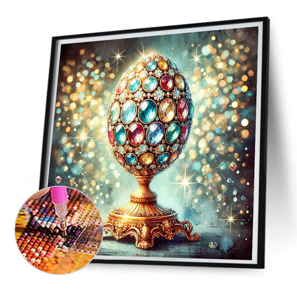 Easter Brilliant Egg - Full Square Drill Diamond Painting 30*30CM
