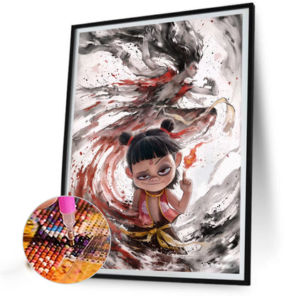 Nezha - Full Square Drill Diamond Painting 40*50CM