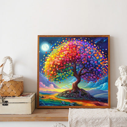 Colorful Tree Of Life - Full Round Drill Diamond Painting 30*30CM