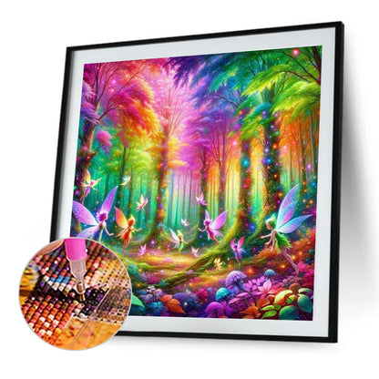 Mysterious Woods - Full Round Drill Diamond Painting 30*30CM
