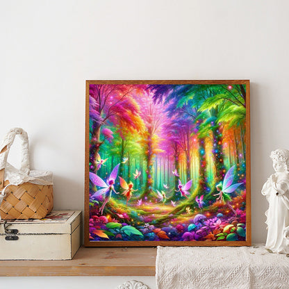 Mysterious Woods - Full Round Drill Diamond Painting 30*30CM