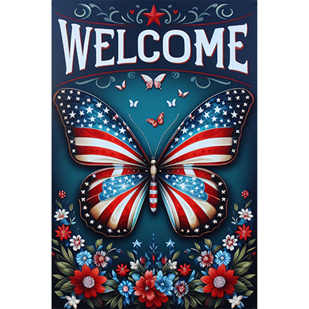 Welcome - Full Round Drill Diamond Painting 30*45CM