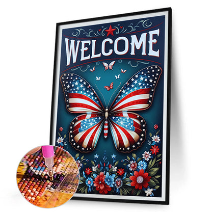 Welcome - Full Round Drill Diamond Painting 30*45CM