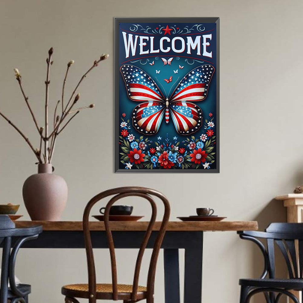 Welcome - Full Round Drill Diamond Painting 30*45CM