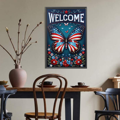 Welcome - Full Round Drill Diamond Painting 30*45CM