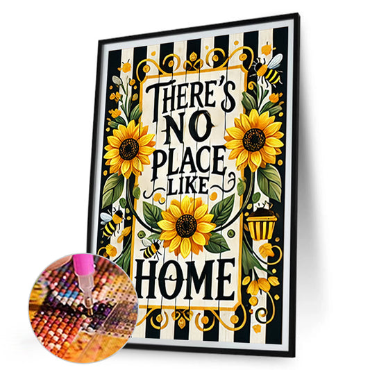 No Place Like Home - Full Round Drill Diamond Painting 30*45CM