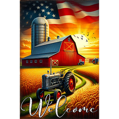 Welcome To The Farm - Full Round Drill Diamond Painting 30*45CM