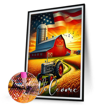 Welcome To The Farm - Full Round Drill Diamond Painting 30*45CM