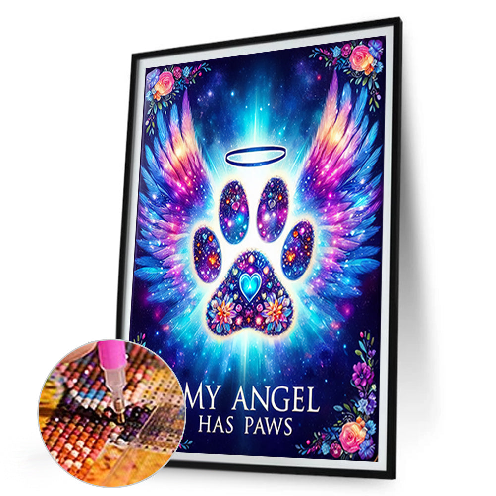 My Angel Puppy - Full Round Drill Diamond Painting 30*45CM