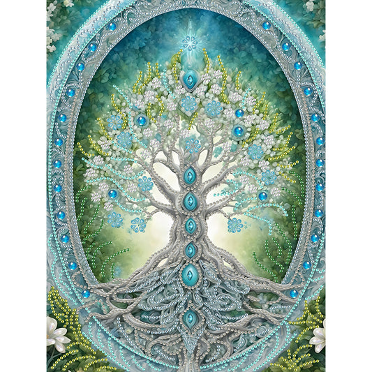 Dream Tree Of Life - Special Shaped Drill Diamond Painting 30*40CM