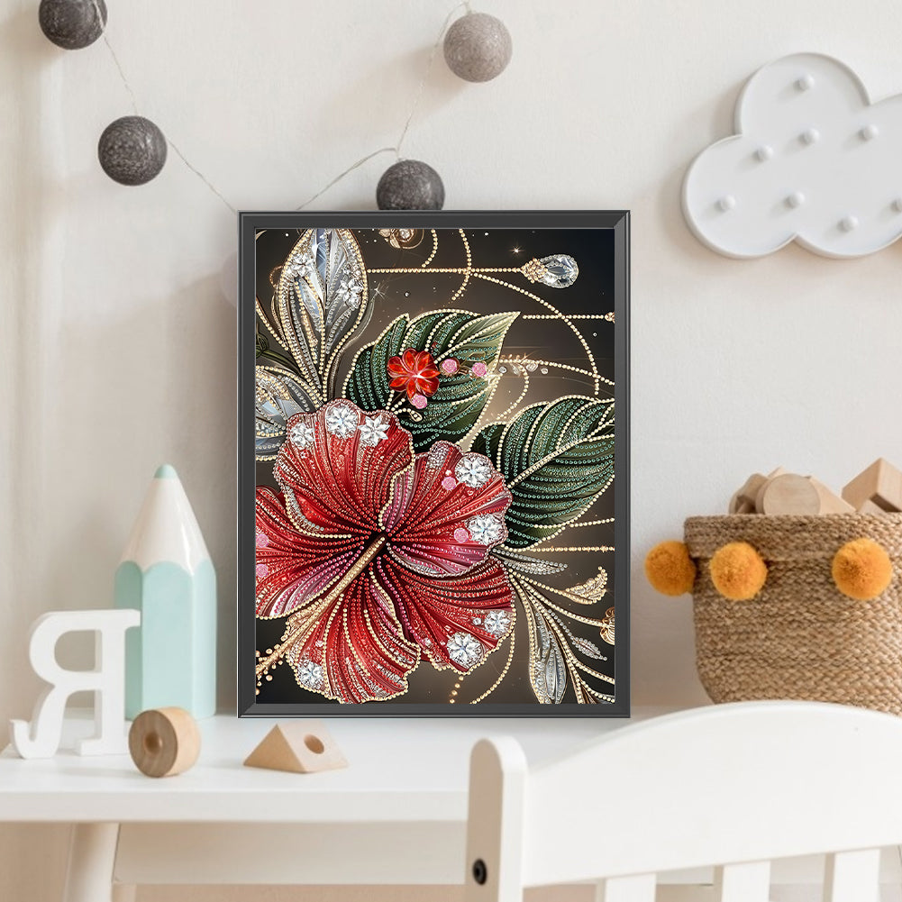 Dream Poppy - Special Shaped Drill Diamond Painting 30*40CM