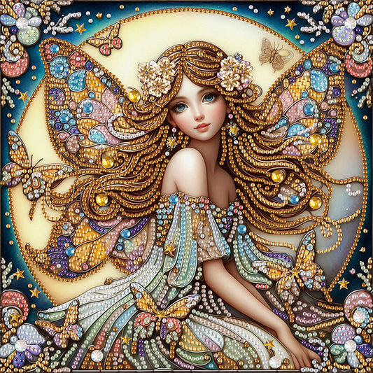 Elf Fairy - Special Shaped Drill Diamond Painting 30*30CM