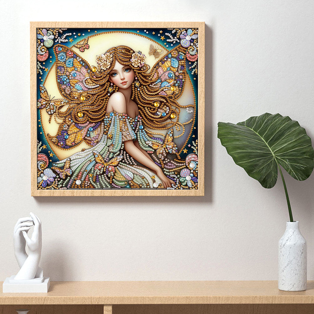 Elf Fairy - Special Shaped Drill Diamond Painting 30*30CM